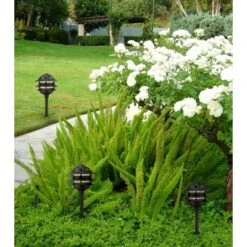 John Timberland Three-Tier Pagoda 11" High Black Modern LED Landscape Path Light -John Timberland GUEST 00f9af33 84e0 4281 b9f4 948fc4c6e503