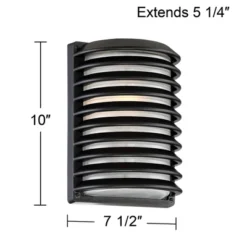 John Timberland Modern Outdoor Wall Light Fixtures Set Of 2 Black Grid 10" Frosted Glass For Post Exterior Barn Deck House Porch Yard Posts Patio Home 12 John Timberland Modern Outdoor Wall Light Fixtures Set Of 2 Black Grid 10" Frosted Glass For Post Exterior Barn Deck House Porch Yard Posts Patio Home -John Timberland GUEST 110c6f54 17be 486f b4ac 8d1a6565e54f