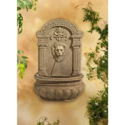 John Timberland Lion Face Rustic Outdoor Wall Water Fountain 31" Regal For Yard Garden Patio Home Deck Porch House Exterior Balcony Roof Relaxation 15 John Timberland Lion Face Rustic Outdoor Wall Water Fountain 31" Regal For Yard Garden Patio Home Deck Porch House Exterior Balcony Roof Relaxation -John Timberland GUEST 17521791 c401 4aba a4b2 7a42835b7a46