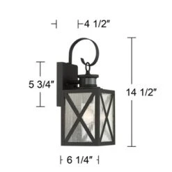 John Timberland Vintage Outdoor Wall Light Fixtures Set Of 2 Textured Black 14 1/2" Dusk To Dawn Motion Sensor For Exterior House 13 John Timberland Vintage Outdoor Wall Light Fixtures Set Of 2 Textured Black 14 1/2" Dusk To Dawn Motion Sensor For Exterior House -John Timberland GUEST 1cf4916c fd34 40a2 b749 a8aebaf00a39