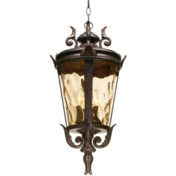 John Timberland Casa Marseille Rustic Vintage Flush Mount Outdoor Hanging Light Bronze Scroll 23 3/4" Champagne Hammered Glass For Post Exterior Barn 9 John Timberland Casa Marseille Rustic Vintage Flush Mount Outdoor Hanging Light Bronze Scroll 23 3/4" Champagne Hammered Glass For Post Exterior Barn -John Timberland GUEST 25b6f4c5 e350 489f 8b76 9c6767675fb6