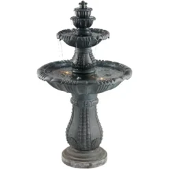 John Timberland Hampton Rustic 4 Tier Cascading Outdoor Floor Water Fountain With LED Light 56 3/4" For Yard Garden Patio Deck Porch Exterior Balcony 10 John Timberland Hampton Rustic 4 Tier Cascading Outdoor Floor Water Fountain With LED Light 56 3/4" For Yard Garden Patio Deck Porch Exterior Balcony -John Timberland GUEST 2633b0de 3015 4bbb 8239 65fdd7f8cd41