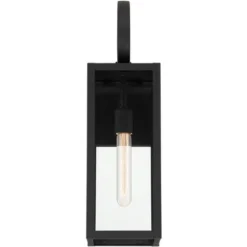 John Timberland Modern Outdoor Wall Light Fixture Deep Black 21" Clear Glass For Post Exterior Barn Deck House Porch Yard Patio -John Timberland GUEST 27362422 56d0 4027 8caa f3bf58ac015b