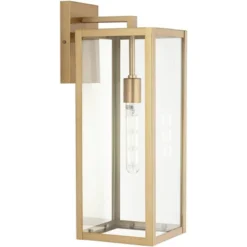 John Timberland Titan Modern Outdoor Wall Light Fixture Soft Gold 20 1/4" Clear Glass For Post Exterior Barn Deck House Porch Yard Posts Patio Home 11 John Timberland Titan Modern Outdoor Wall Light Fixture Soft Gold 20 1/4" Clear Glass For Post Exterior Barn Deck House Porch Yard Posts Patio Home -John Timberland GUEST 2d5faa04 cd3e 4f82 ae2d b31053ec3947