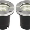 John Timberland Teka 3 3/4"W Black LED In-Ground Landscape Lights Set Of 2