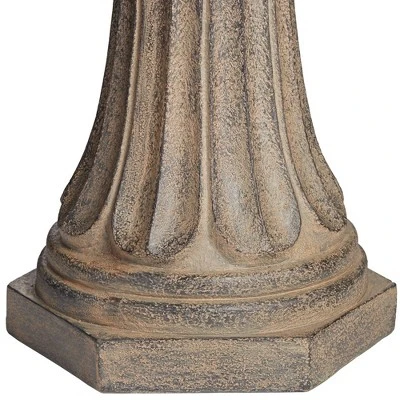 John Timberland Farron Rustic 3 Tier Basin Outdoor Floor Water Fountain With LED Light 46" For Yard Garden Patio Home Deck Porch Exterior Balcony Roof 6 John Timberland Farron Rustic 3 Tier Basin Outdoor Floor Water Fountain With LED Light 46" For Yard Garden Patio Home Deck Porch Exterior Balcony Roof - Image 6