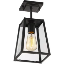 John Timberland Arrington Modern Semi Flush Mount Outdoor Ceiling Light Mystic Black 11 3/4" Clear Glass For Post Exterior Barn Deck House Porch Yard 8 John Timberland Arrington Modern Semi Flush Mount Outdoor Ceiling Light Mystic Black 11 3/4" Clear Glass For Post Exterior Barn Deck House Porch Yard -John Timberland GUEST 37544858 3500 4f00 9fe1 de4c96cf68f9