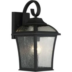John Timberland Mosconi Rustic Outdoor Wall Lights Fixture Set Of 2 Textured Black 15" Clear Seedy Glass For Post Exterior Barn Deck House Porch Yard 11 John Timberland Mosconi Rustic Outdoor Wall Lights Fixture Set Of 2 Textured Black 15" Clear Seedy Glass For Post Exterior Barn Deck House Porch Yard -John Timberland GUEST 391c9f7d 9e52 4a49 878c 06f12cc8b7e9
