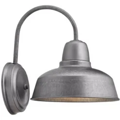 John Timberland Rustic Industrial Farmhouse Outdoor Barn Light Fixture Galvanized Gooseneck Arm 13" For Exterior Barn Deck House Porch Yard Patio Roof -John Timberland GUEST 39ee09cd c7b0 4f0a 9a91 9252bb28dbd5