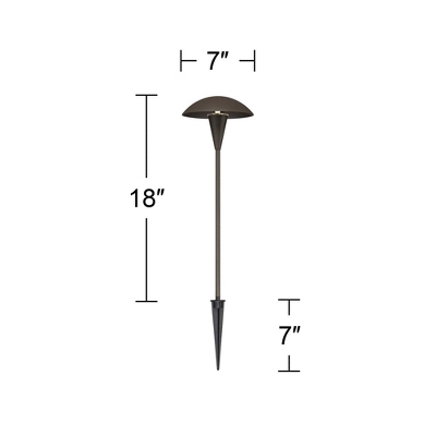 John Timberland Mushroom Bronze 10-Piece LED Path And Flood Light Set 5 John Timberland Mushroom Bronze 10-Piece LED Path And Flood Light Set - Image 5