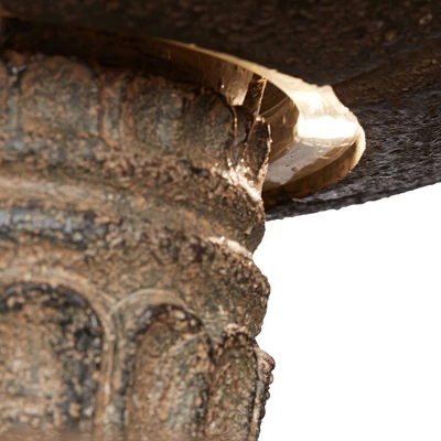 John Timberland Farron Rustic 3 Tier Basin Outdoor Floor Water Fountain With LED Light 46" For Yard Garden Patio Home Deck Porch Exterior Balcony Roof 5 John Timberland Farron Rustic 3 Tier Basin Outdoor Floor Water Fountain With LED Light 46" For Yard Garden Patio Home Deck Porch Exterior Balcony Roof - Image 5