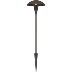 John Timberland 32 John Timberland Mushroom Bronze 10-Piece LED Path And Flood Light Set