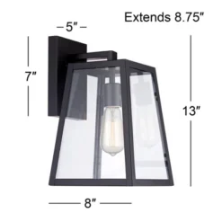 John Timberland Arrington Modern Outdoor Wall Lights Fixtures Set Of 4 Mystic Black 13" Clear Glass For Post Exterior Barn Deck House Porch Yard Patio 14 John Timberland Arrington Modern Outdoor Wall Lights Fixtures Set Of 4 Mystic Black 13" Clear Glass For Post Exterior Barn Deck House Porch Yard Patio -John Timberland GUEST 46e896d0 0c33 4b2a bb15 0035273f142b