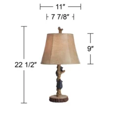 John Timberland Climbing Bears Rustic Accent Table Lamps 22 1/2" High Set Of 2 Brown Faux Wood With USB Charging Port Faux Leather Shade For Desk 12 John Timberland Climbing Bears Rustic Accent Table Lamps 22 1/2" High Set Of 2 Brown Faux Wood With USB Charging Port Faux Leather Shade For Desk -John Timberland GUEST 52937e50 60d5 4ec5 8e93 a6ca4deeeca4