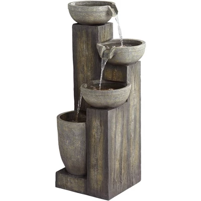 John Timberland Four Tier Rustic Cascading Outdoor Floor Water Fountain With LED Light 40 1/2" For Yard Garden Patio Home Deck Porch House Roof 8 John Timberland Four Tier Rustic Cascading Outdoor Floor Water Fountain With LED Light 40 1/2" For Yard Garden Patio Home Deck Porch House Roof - Image 8