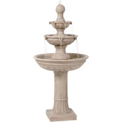 John Timberland Stafford Rustic 3 Tier Cascading Bubbler Outdoor Floor Water Fountain 48" For Yard Garden Patio Home Deck Porch House Exterior Balcony 13 John Timberland Stafford Rustic 3 Tier Cascading Bubbler Outdoor Floor Water Fountain 48" For Yard Garden Patio Home Deck Porch House Exterior Balcony -John Timberland GUEST 58f107be 227b 4bb8 b5fc b9b8087ee086