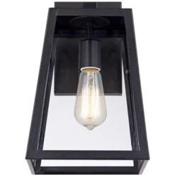 John Timberland Arrington Modern Outdoor Wall Light Fixture Mystic Black 13" Clear Glass For Post Exterior Barn Deck House Porch Yard Posts Patio Home -John Timberland GUEST 62306928 f87e 40bb 80d1 d4c5842e8225