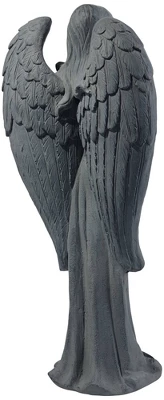 John Timberland Standing Angel Statue Sculpture English Decor Indoor Outdoor Garden Front Porch Patio Yard Outside Faux Greystone Ceramic 25" Tall 6 John Timberland Standing Angel Statue Sculpture English Decor Indoor Outdoor Garden Front Porch Patio Yard Outside Faux Greystone Ceramic 25" Tall - Image 6