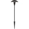 John Timberland Large Mushroom 18" High Black LED Path Lights Set Of 4