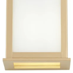 John Timberland Modern Outdoor Wall Light Fixture Warm Gold 12 3/4" Milky White Glass Shade For Exterior Barn Deck House Porch Yard Patio Outside Home -John Timberland GUEST 7717fdab 116a 4fdb 9a2d 74487f0e5eb8