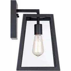 John Timberland Arrington Modern Outdoor Wall Light Fixture Mystic Black 13" Clear Glass For Post Exterior Barn Deck House Porch Yard Posts Patio Home -John Timberland GUEST 785757a2 4d0e 4d22 b46e d6224f12f733