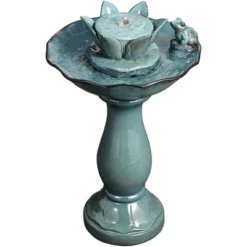 John Timberland Pleasant Pond Modern Bubbler Lotus Flower Outdoor Floor Water Fountain 25 1/4" For Yard Garden Patio Deck Porch House Exterior 11 John Timberland Pleasant Pond Modern Bubbler Lotus Flower Outdoor Floor Water Fountain 25 1/4" For Yard Garden Patio Deck Porch House Exterior -John Timberland GUEST 7966cbf7 59bd 40fb 97ca d5b0810102d3