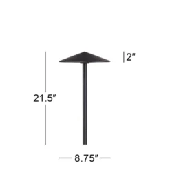 John Timberland Chesapeake 21 1/2"H Black LED Landscape Path Lights Set Of 2 -John Timberland GUEST 7983ef45 1e00 48cd ad45 a1fc300472fd
