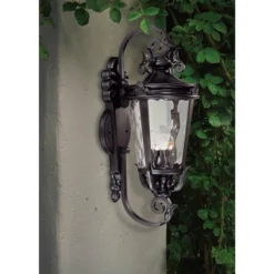John Timberland Casa Marseille Vintage Rustic Outdoor Wall Light Fixture Textured Black Scroll 31" Clear Hammered Glass For Post Exterior Barn Deck 11 John Timberland Casa Marseille Vintage Rustic Outdoor Wall Light Fixture Textured Black Scroll 31" Clear Hammered Glass For Post Exterior Barn Deck -John Timberland GUEST 7e90af4a 242f 41ee ab23 f5b291efe742