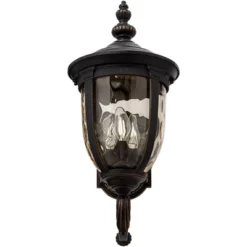 John Timberland Bellagio Vintage Rustic Outdoor Wall Light Fixture Veranda Bronze Upbridge 21" Hammered Glass Sconce For Post Exterior Barn Deck House -John Timberland GUEST 803fbf9e 532c 4a4d ac44 4f6807b967d6