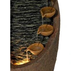 John Timberland Modern Rustic Outdoor Floor Water Fountain With Light LED 34 1/2" High Cascading For Yard Garden Patio Deck 10 John Timberland Modern Rustic Outdoor Floor Water Fountain With Light LED 34 1/2" High Cascading For Yard Garden Patio Deck -John Timberland GUEST 82298b8a f6e2 494d 8532 379a4f861e04