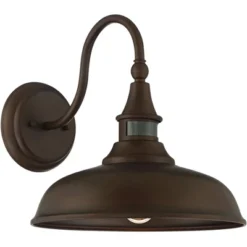 John Timberland Gough Rustic Farmhouse Outdoor Barn Light Fixtures Set Of 2 Bronze Dusk To Dawn Motion Sensor Dark Sky 12 1/2" For Post Exterior Deck -John Timberland GUEST 85fe6184 8635 43cb beb1 ae3a541aa6eb