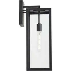 John Timberland Titan Modern Outdoor Wall Light Fixture Mystic Black 20" Clear Glass For Post Exterior Barn Deck House Porch Yard Patio Home Outside -John Timberland GUEST 93020469 b5b1 4888 8a99 8fa6d6e452e4