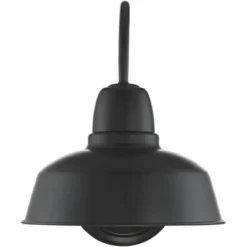 John Timberland Rustic Industrial Farmhouse Outdoor Barn Light Fixture Black Gooseneck Arm 13" For Exterior Barn Deck House Porch Yard Patio Outside -John Timberland GUEST 94b5e287 125b 4c71 9cfb fed7c1ec803a 1