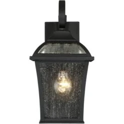 John Timberland Mosconi Rustic Outdoor Wall Lights Fixture Set Of 2 Textured Black 15" Clear Seedy Glass For Post Exterior Barn Deck House Porch Yard 10 John Timberland Mosconi Rustic Outdoor Wall Lights Fixture Set Of 2 Textured Black 15" Clear Seedy Glass For Post Exterior Barn Deck House Porch Yard -John Timberland GUEST 98183f82 7ac4 40c9 aa69 7bc55ba216d4
