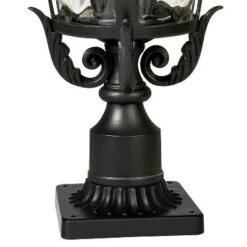 John Timberland Casa Marseille Vintage Outdoor Post Light Textured Black With Pier Mount 29" Clear Hammered Glass For Exterior Barn Deck House Porch 6 John Timberland Casa Marseille Vintage Outdoor Post Light Textured Black With Pier Mount 29" Clear Hammered Glass For Exterior Barn Deck House Porch -John Timberland GUEST a70b5397 95b7 410c 95e9 c6d8426ddf27