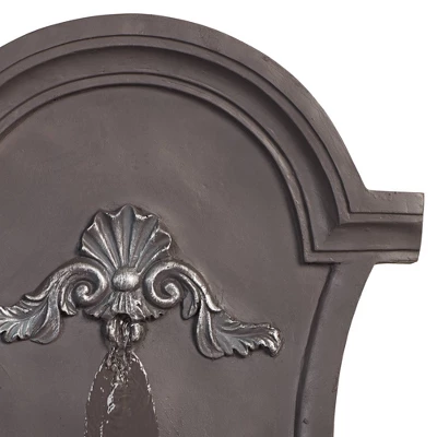 John Timberland Tivoli Grey Ornate Rustic Outdoor 2 Tier Outdoor Wall Water Fountain 33" For Yard Backyard Garden Patio Home Deck Porch House Exterior 3 John Timberland Tivoli Grey Ornate Rustic Outdoor 2 Tier Outdoor Wall Water Fountain 33" For Yard Backyard Garden Patio Home Deck Porch House Exterior - Image 3