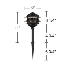 John Timberland Pagoda Black 10-Piece Outdoor LED Landscape Lighting Set -John Timberland GUEST a87da15d cd51 40e3 bd4e 908df40af230