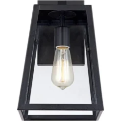 John Timberland Arrington Modern Outdoor Wall Lights Fixtures Set Of 4 Mystic Black 13" Clear Glass For Post Exterior Barn Deck House Porch Yard Patio 12 John Timberland Arrington Modern Outdoor Wall Lights Fixtures Set Of 4 Mystic Black 13" Clear Glass For Post Exterior Barn Deck House Porch Yard Patio -John Timberland GUEST b00a2d55 7922 463d 8a6c 8cbf4883c542