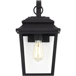 John Timberland Bellis Verde Rustic Outdoor Wall Light Fixture Texturized Black 15 1/4" Clear Glass For Post Exterior Barn Deck House Porch Yard Home -John Timberland GUEST b3a6ad66 dda5 4f16 8163 d216a28e9f2b