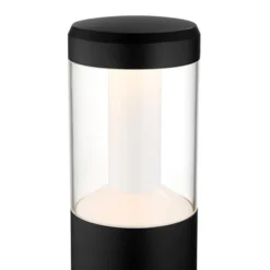 John Timberland 35 John Timberland Jackson 20" High Black LED Landscape Bollards Set Of 2