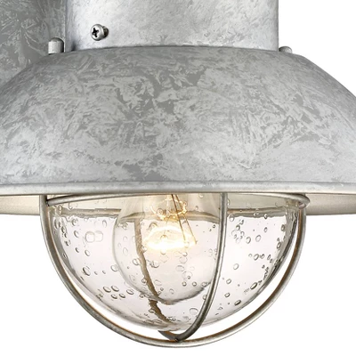 John Timberland Modern Industrial Outdoor Barn Lights Set Of 2 Metal Dusk To Dawn Motion Sensor Gooseneck 9" Clear Glass Exterior 3 John Timberland Modern Industrial Outdoor Barn Lights Set Of 2 Metal Dusk To Dawn Motion Sensor Gooseneck 9" Clear Glass Exterior - Image 3