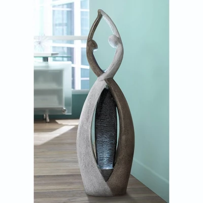 John Timberland Dancing Couple Modern Outdoor Floor Water Fountain With LED Light 57" For Yard Garden Patio Home Deck Porch Exterior Balcony Roof 6 John Timberland Dancing Couple Modern Outdoor Floor Water Fountain With LED Light 57" For Yard Garden Patio Home Deck Porch Exterior Balcony Roof - Image 6