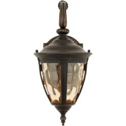 John Timberland Rustic Industrial Outdoor Wall Light Fixture Bronze Metal 13 1/2" Glass Wet Rated For Exterior House Patio Home -John Timberland GUEST b9f8bf5e a67e 4262 9c32 9fa4f187b684
