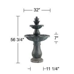John Timberland Hampton Rustic 4 Tier Cascading Outdoor Floor Water Fountain With LED Light 56 3/4" For Yard Garden Patio Deck Porch Exterior Balcony 11 John Timberland Hampton Rustic 4 Tier Cascading Outdoor Floor Water Fountain With LED Light 56 3/4" For Yard Garden Patio Deck Porch Exterior Balcony -John Timberland GUEST bf3e943b 3dea 49a0 8604 f2810e8dcf3a