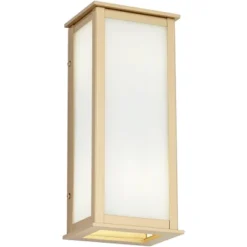 John Timberland Modern Outdoor Wall Light Fixture Warm Gold 12 3/4" Milky White Glass Shade For Exterior Barn Deck House Porch Yard Patio Outside Home -John Timberland GUEST c0671d4d 1c5e 47ee 8767 ec6c2d6c004f