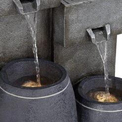 John Timberland Mendit Rustic Cascading 2-Jar Outdoor Wall Floor Water Fountain With LED Light 29" For Yard Garden Patio Home Deck Lawn 12 John Timberland Mendit Rustic Cascading 2-Jar Outdoor Wall Floor Water Fountain With LED Light 29" For Yard Garden Patio Home Deck Lawn -John Timberland GUEST c7415e8d 0611 4811 ac8a db4d50451244