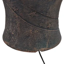 John Timberland Crescent Moon Modern Bubbler Outdoor Floor Water Fountain With LED Light 34" For Yard Garden Patio Home Deck Porch Exterior Balcony -John Timberland GUEST d9cd9cd7 ef7e 4453 b7a2 854de842403c