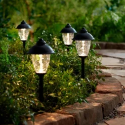 John Timberland Concord Black 18" High LED Landscape Path Lights Set Of 2 -John Timberland GUEST dc8615fc 6d64 44c7 908d 000ca63fa3d5