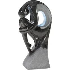 John Timberland Graceful Form Modern Zen Bubbler Curled Female Outdoor Floor Water Fountain With LED Light 43" For Yard Garden Patio Home Deck Porch 11 John Timberland Graceful Form Modern Zen Bubbler Curled Female Outdoor Floor Water Fountain With LED Light 43" For Yard Garden Patio Home Deck Porch -John Timberland GUEST de307599 d6b5 4d5b 81d1 85e52e8237f8