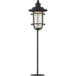 John Timberland Markham 26 1/2" High Textured Black LED Path Lights Set Of 2 8 John Timberland Markham 26 1/2" High Textured Black LED Path Lights Set Of 2 -John Timberland GUEST df04db60 d673 4d79 8d3a 2ed224cf3edc